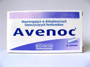 AVENOC - czopki na hemoroidy
