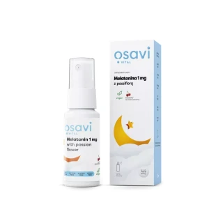 Melatonina 1 mg z passiflorą - 25 ml spray doustny, smak wiśniowy