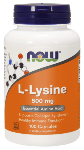 L-Lysine 500mg - 100 kaps.
