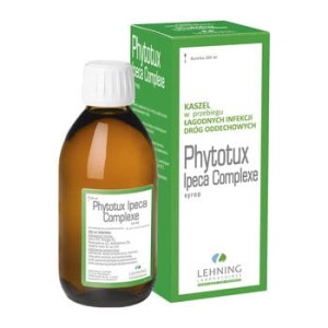 PHYTOTUX syrop 250ml - kaszel, nieżyt tchawicy i oskrzeli