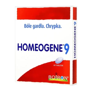 HOMEOGENE 9  – ból gardła, chrypka